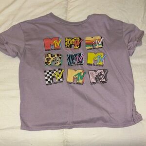 MTV Kids Graphic Tee - Purple. Size L